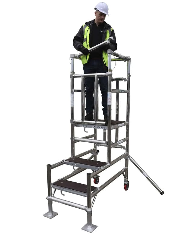 Podium Steps Scaffoldtowerrental Co Uk Scaffold Tower Platform