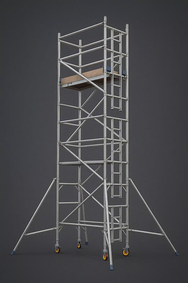 3T Industrial Scaffold Tower Hire - Lightweight and reliable scaffold for hire in London.
