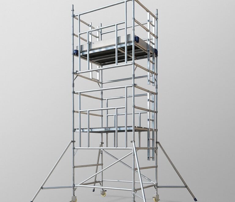 A safe and reliable scaffold tower rental ready for a project in London.