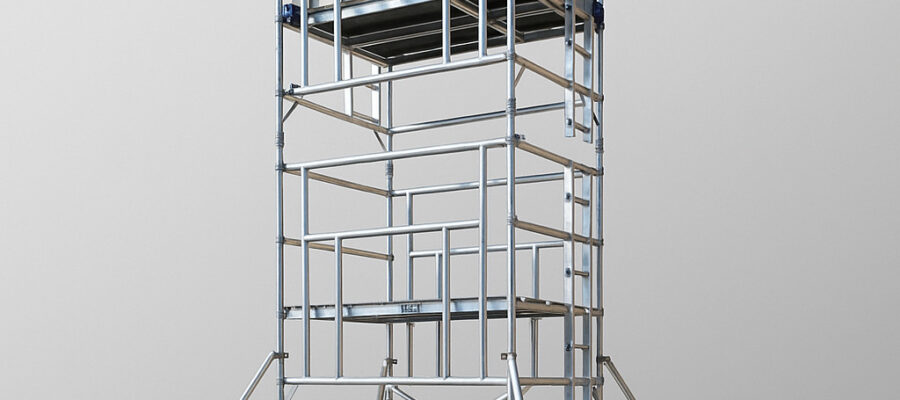 A safe and reliable scaffold tower rental ready for a project in London.