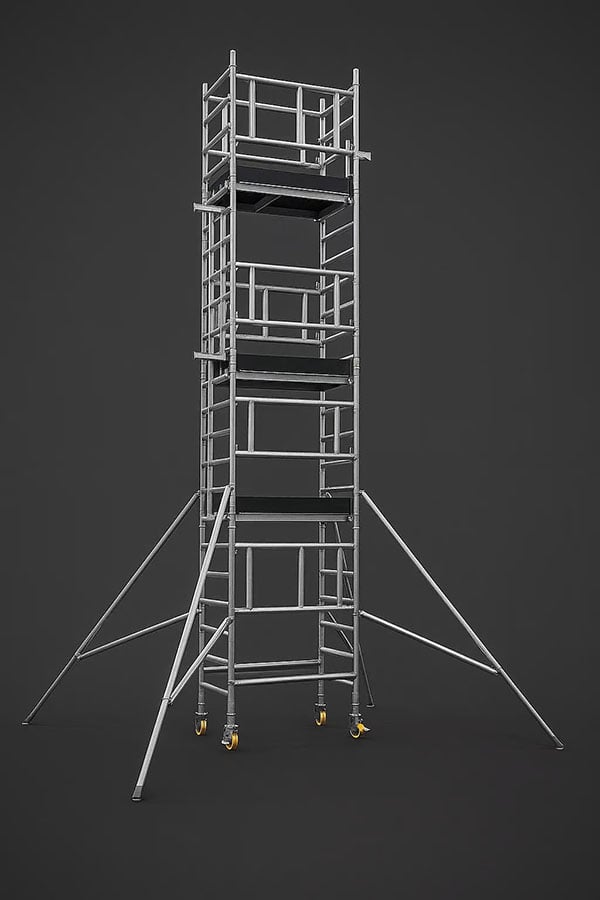 Miniscaff Solo Scaffold Tower Hire - Compact, portable, and easy-to-erect