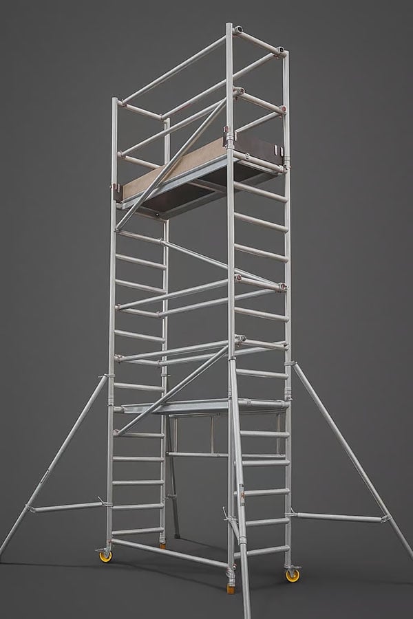 Trade Folding Scaffold Tower Hire - Compact and versatile scaffold for hire in London.