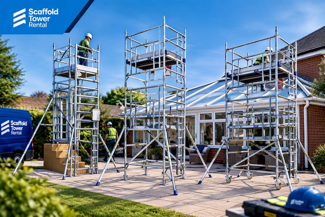 Stop Using Ladders: Conservatory Roof Access for Homeowners & Trades 3 Lift Shaft Towers