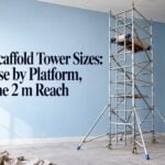 UK Scaffold Tower Sizes: Choose by Platform, Not the 2 m Reach