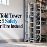 UK Scaffold Tower Storage: 5 Safety Checks or Hire Instead